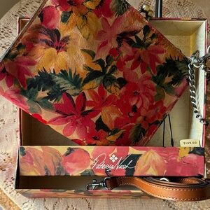 Patricia Nash Multicolor Floral Crossbody NWT